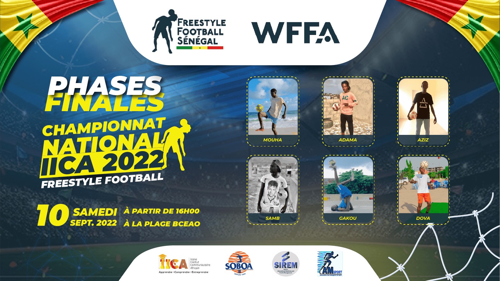 Championnat National Freestyle Football IICA Senegal 2022